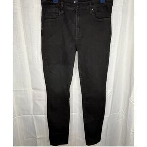 GAP 1969 Jeans Women's Size 31 True Skinny Black Dark Wash